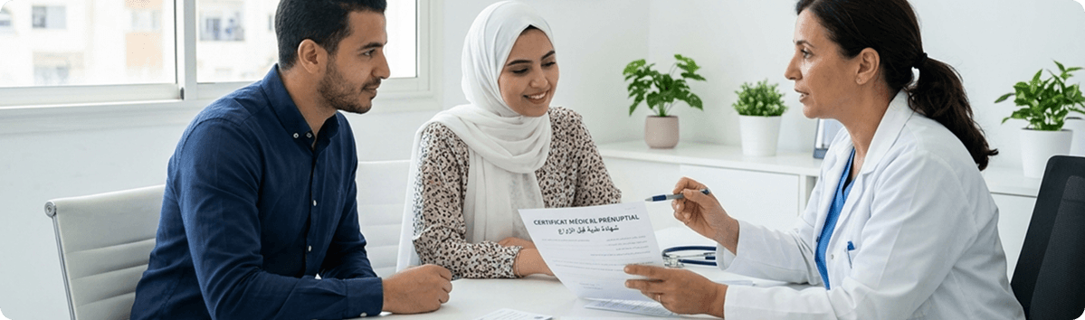 Certificat médical prénuptial en Tunisie
